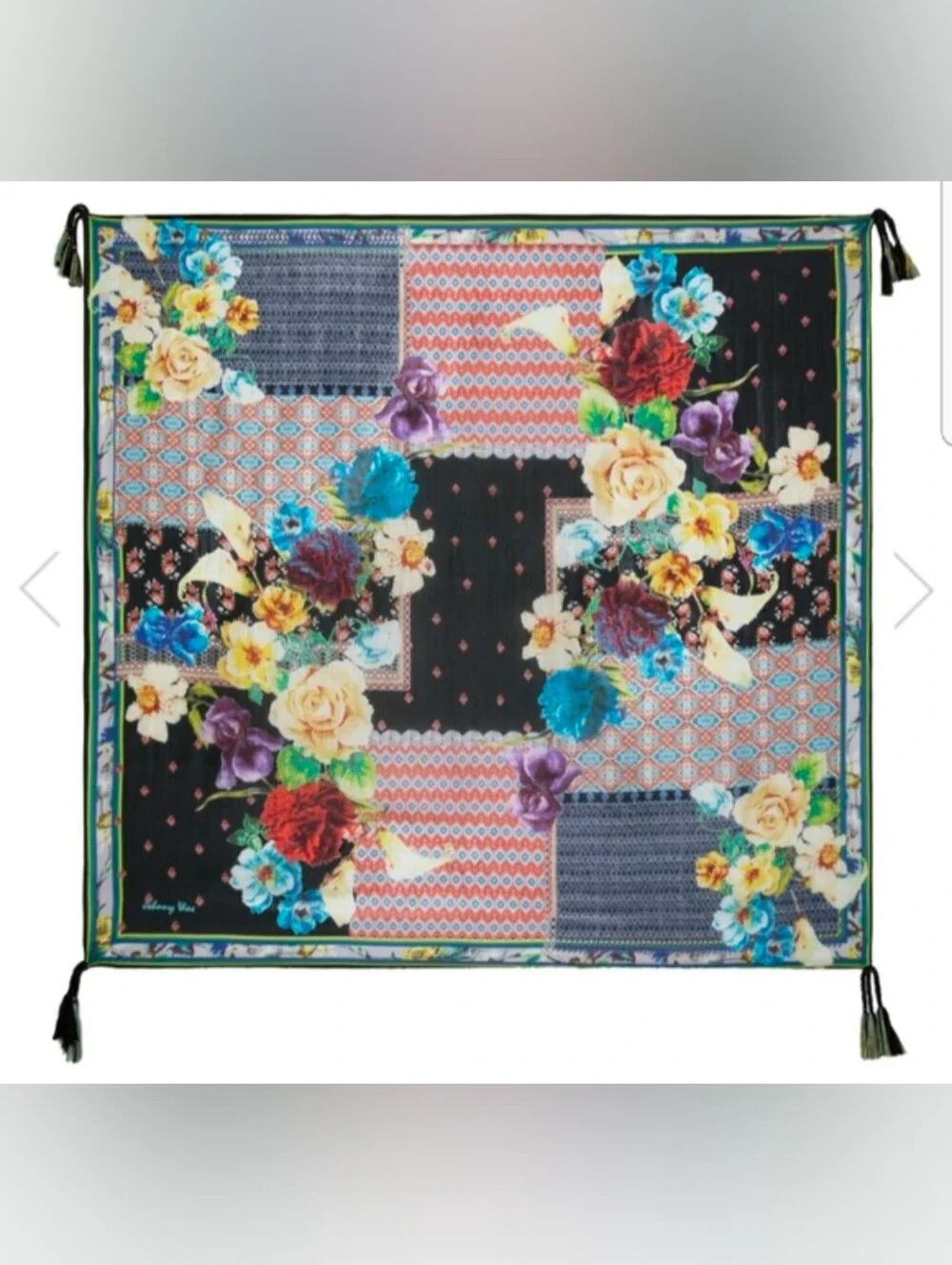 Johnny Was Mabel Silk Scarf 43